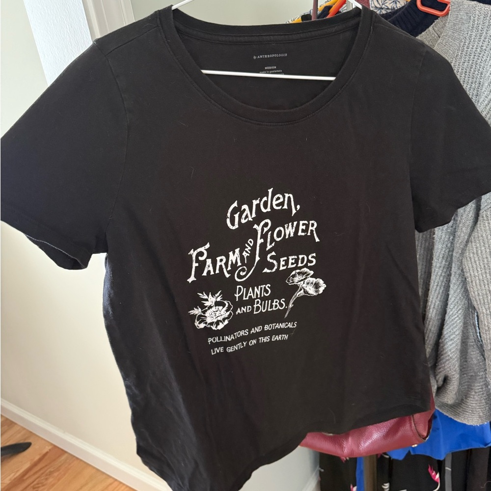 Black Graphic Tee Anthropologie